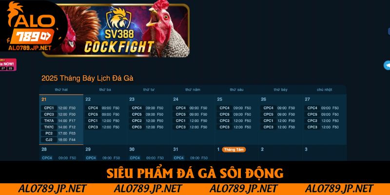 Siêu phẩm đá gà sôi động