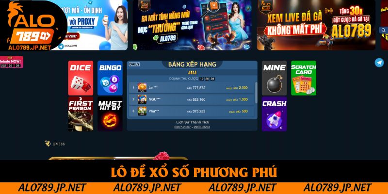 Lô đề xổ số phương phú