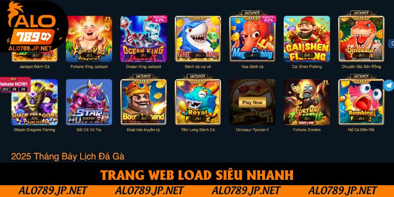 Trang web load siêu nhanh